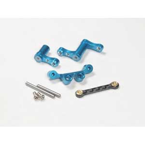 Mini-T Alloy Steering Assembly Blue