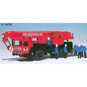 Liebherr mit Kranaufbau Feuerwehr - Bausatz (H0)
