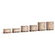 6 Pallets and 6 Crates made of genuine wood - Kit (H0)