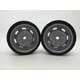 Front Silver Steel Wheels and Tyres JAP46 (1/12)