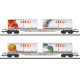 AAE Cargo AG Container Flat Car Set - Coop (H0)