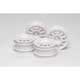 M-Chassis 11-Spoke Racing Wheels White (4 Pieces)