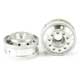 Metal-Plated Front Wheels (22mm Width/Matte Finish) (1/14)