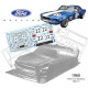 Body Set Ford Mustang 1968 200mm (1/10)