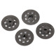 Wheel hubs, hex (disc brake rotors) (4Pcs)