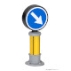 Traffic sign 222 with LED lighting (H0)