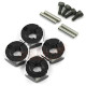 5.5mm Alum. Wheel Adapter Set 1/10 (Black)