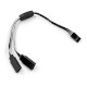 150mm 60-Core Y-Harness High Current Servo Wire - Black
