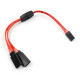 150mm 60-Core Y-Harness High Current Servo Wire - Red